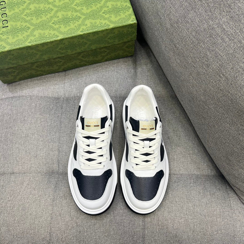 Gucci two-tone luxury sneakers view 8 sleek tonal finish