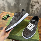 Gucci sneakers detailed view showing premium designer craftsmanship