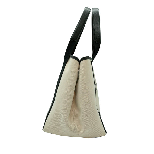 Balenciaga Navy Cabas Handbag | Luxury Canvas Tote Bag