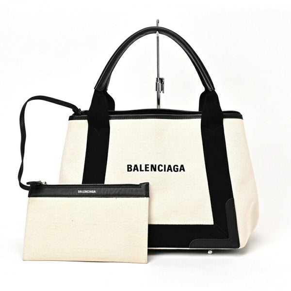 Balenciaga Navy Cabas Tote | Luxury Canvas Tote Bag