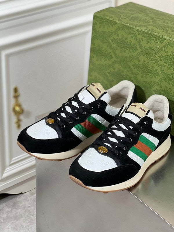 Gucci clean off-white luxury sneakers view 6 premium leather build