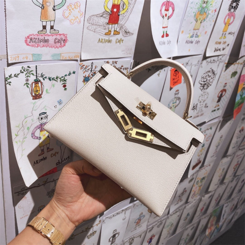 Tailored bag shown from front angle