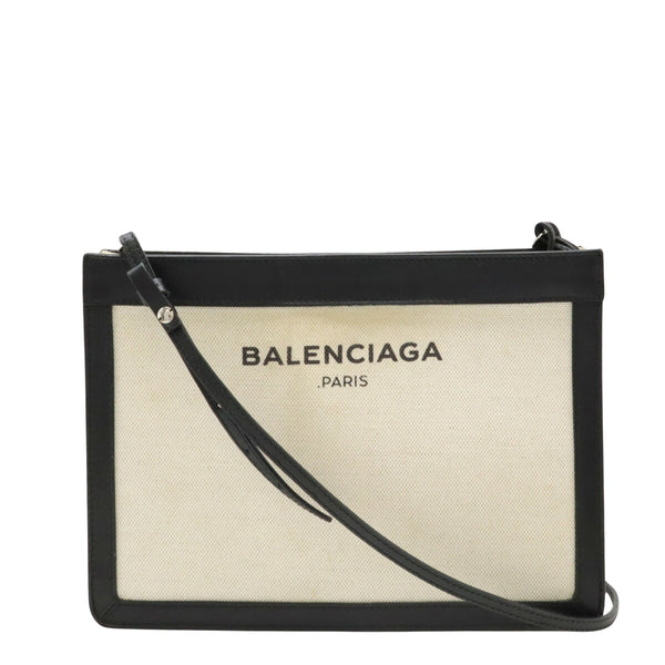 Balenciaga Navy Clutch Bag — Designer Clutch Bag