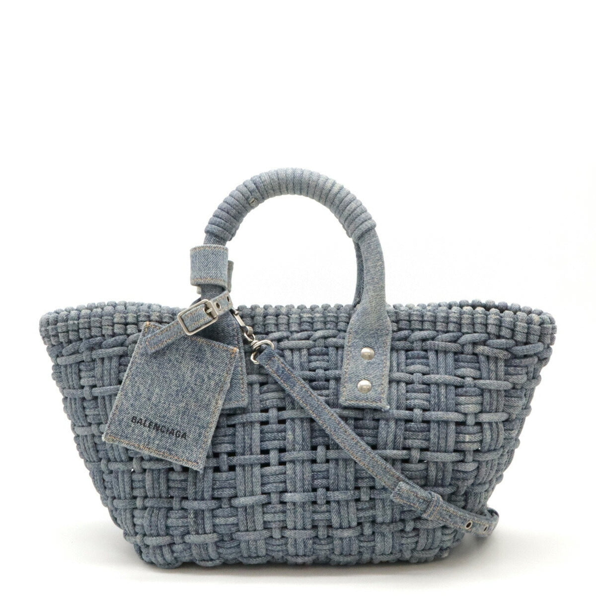 Balenciaga Bistro Basket Handbag | Woven Luxury Basket Bag