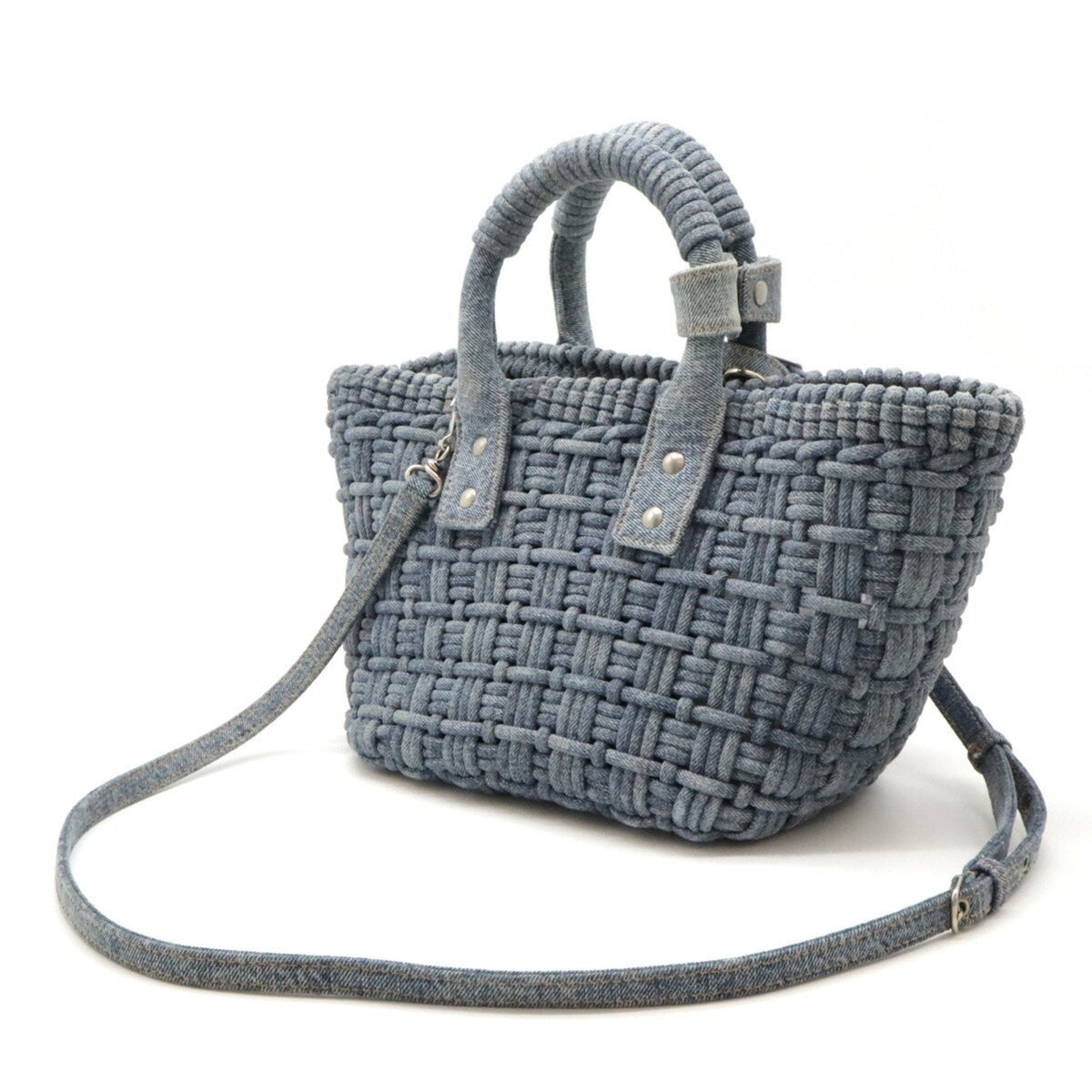 Balenciaga Bistro Basket Handbag | Woven Luxury Basket Bag