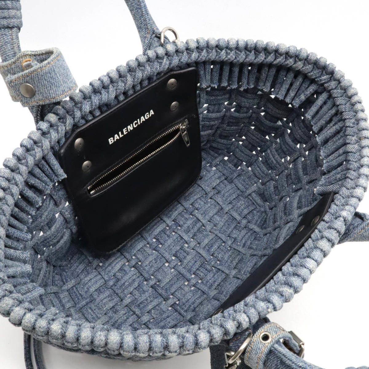 Balenciaga Bistro Basket Handbag | Woven Luxury Basket Bag
