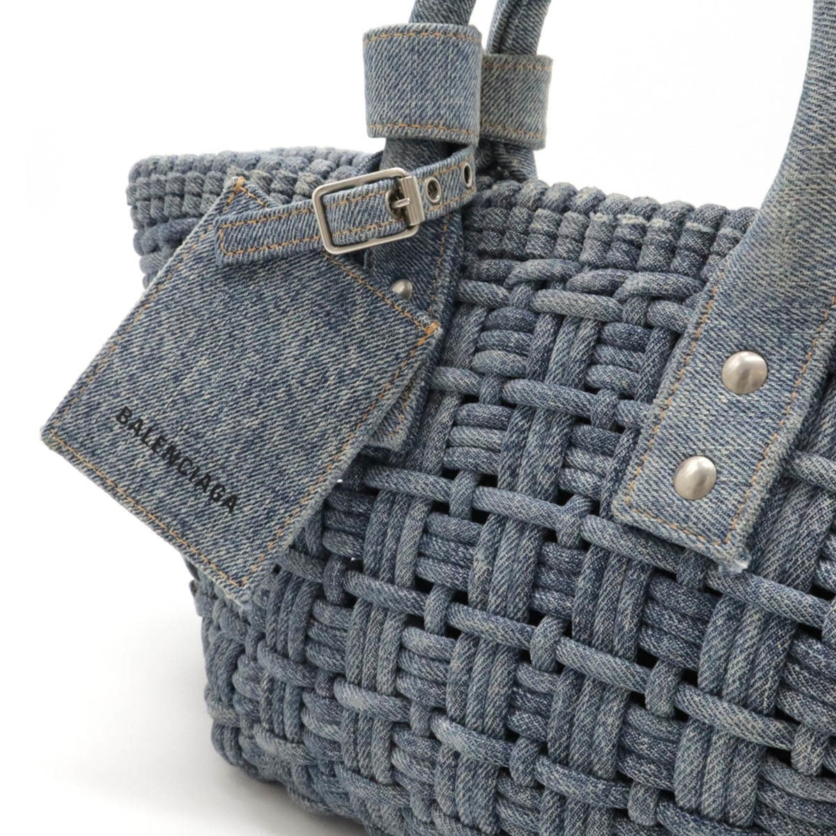 Balenciaga Bistro Basket Handbag | Woven Luxury Basket Bag