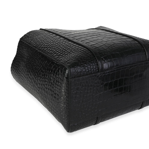 Balenciaga Crocodile-Embossed Leather Small Everyday Tote | Premium Leather Tote
