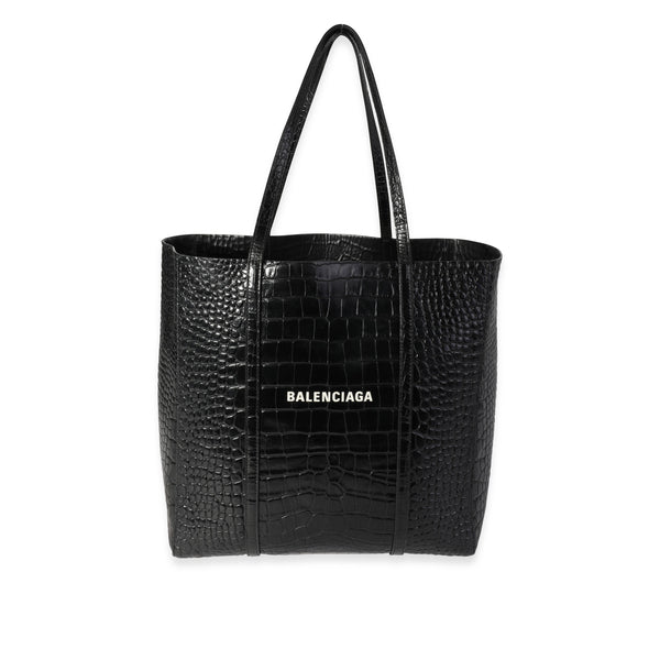 Balenciaga Crocodile-Embossed Leather Small Everyday Tote | Premium Leather Tote