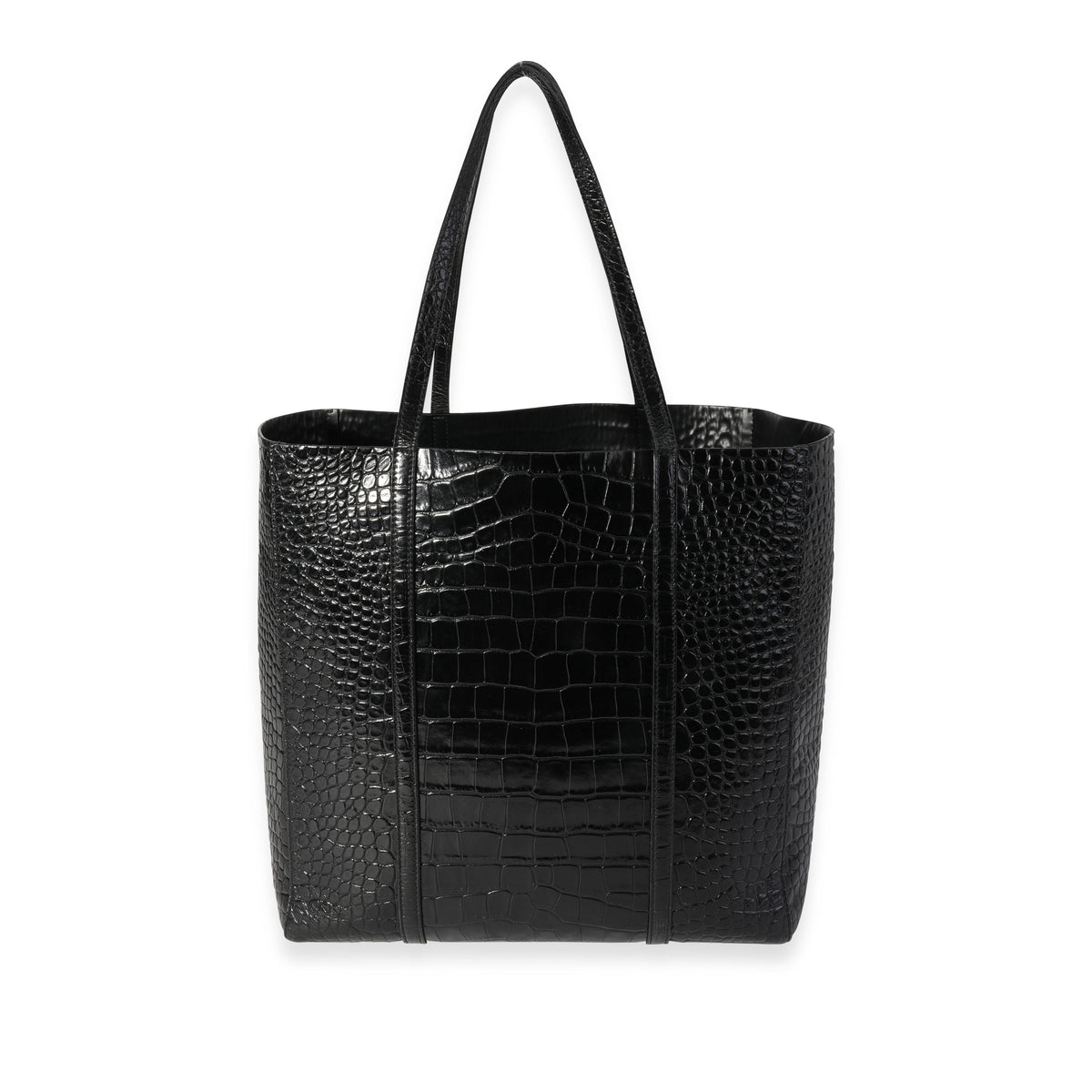 Balenciaga Crocodile-Embossed Leather Small Everyday Tote | Premium Leather Tote