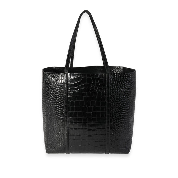 Balenciaga Crocodile-Embossed Leather Small Everyday Tote | Premium Leather Tote