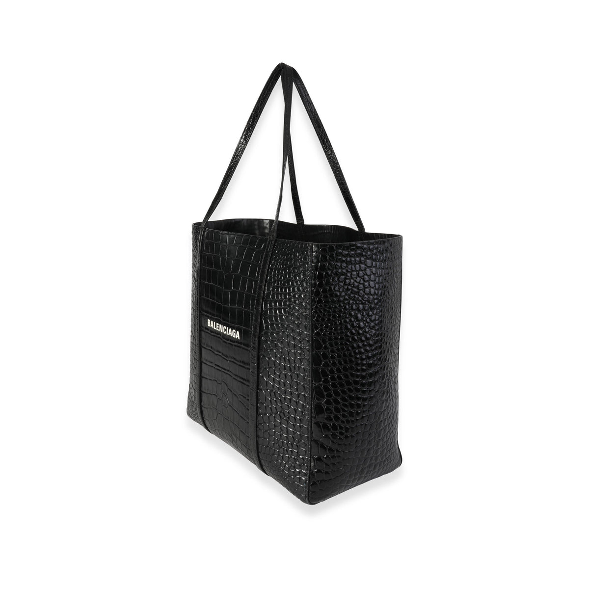 Balenciaga Crocodile-Embossed Leather Small Everyday Tote | Premium Leather Tote