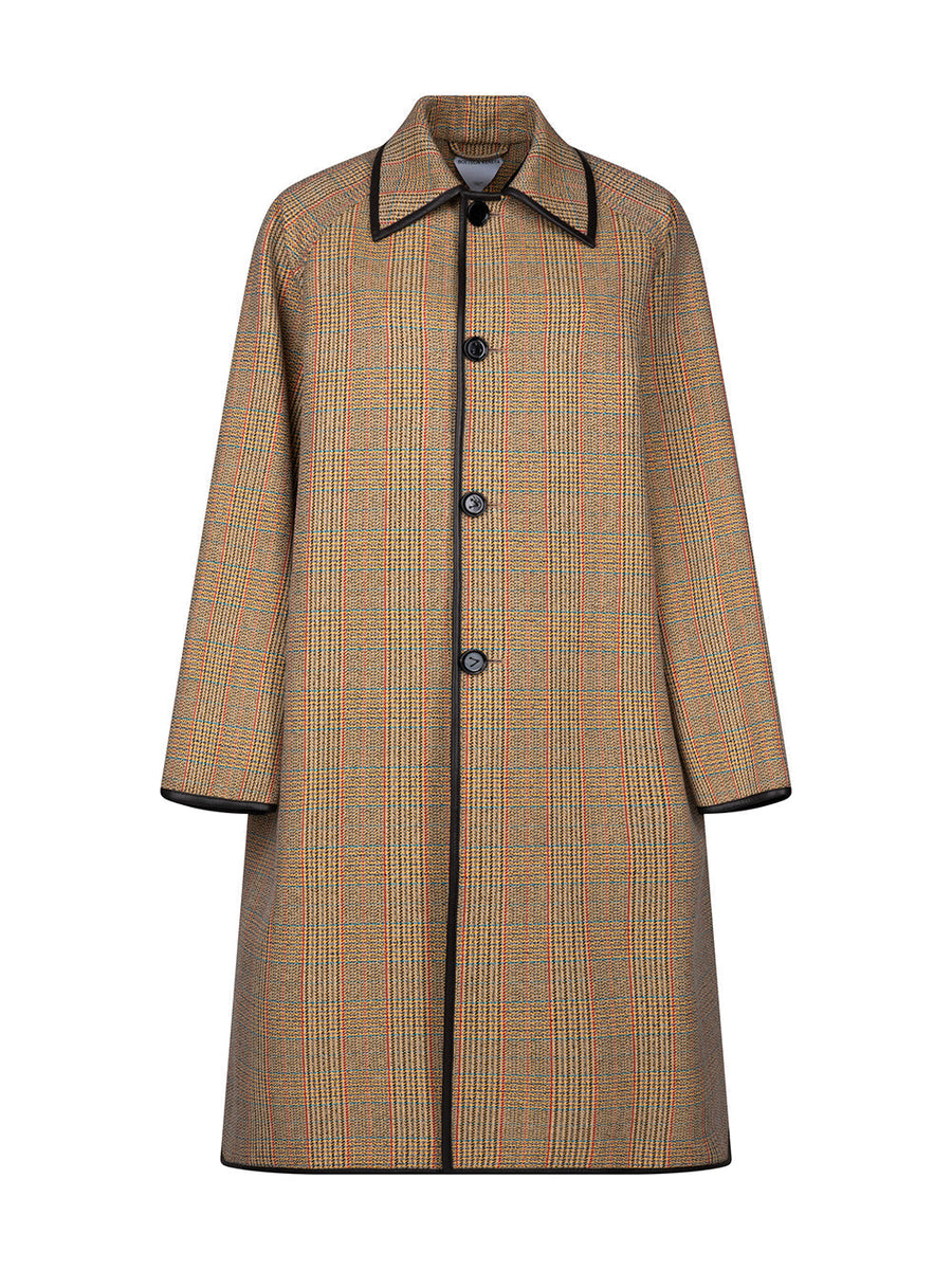 Bottega Veneta Jackets? Bottega Veneta Women Distorted Prince Of Wales Coat Luxury Designer Outerwear Jacket