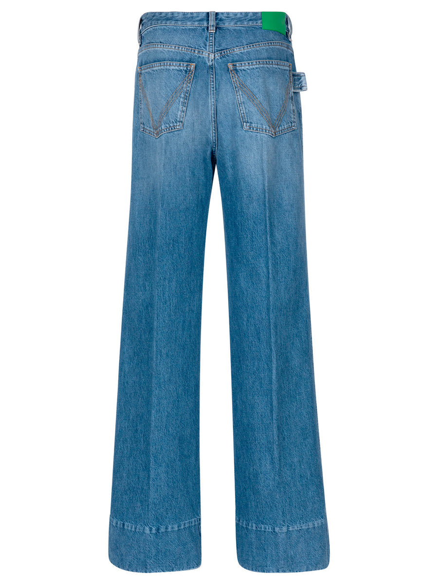 Bottega Veneta premium pants detail and craftsmanship close-up