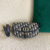 Side profile of premium refined women's handbag – women's statement bag