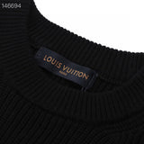 Side profile of Louis Vuitton luxury clothing with relaxed-fit cut