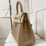  versatile top-handle bag detail view showing craftsmanship 8