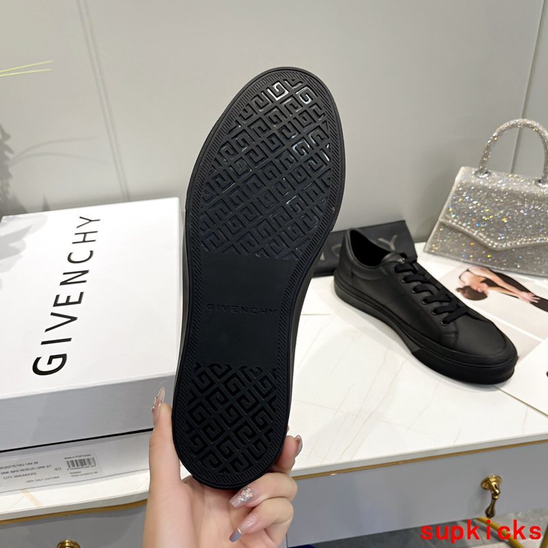 Givenchy White Bow-Detail Flats - Back View