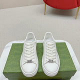 Side profile of Gucci all-black sneakers cushioned comfort fit