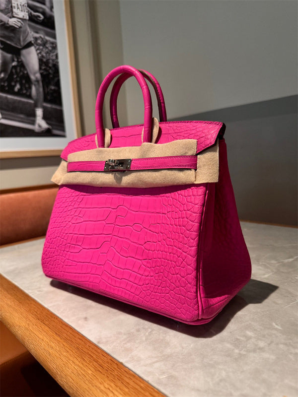 Close-up detail of sculpted bag design