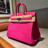Close-up detail of sculpted bag design
