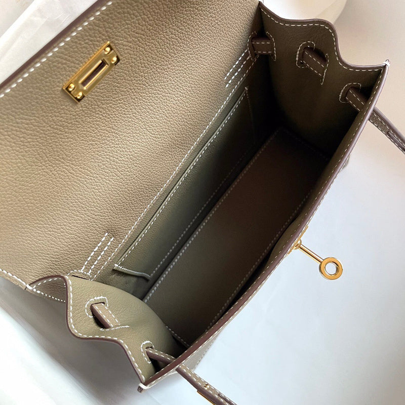 Close-up detail of structured bag design