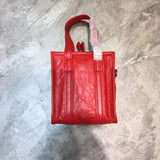 Modern Premium PU Leather Handbag - Refined Silhouette | Women's Luxury Handbag #942 - styled full view (image 7) of designer-inspired handbag