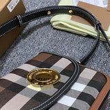 Statement Vegan Leather Handbag - Modern Structured Build | Women's Luxury Handbag #1150 - hardware and detail close-up (image 5) of designer-inspired handbag