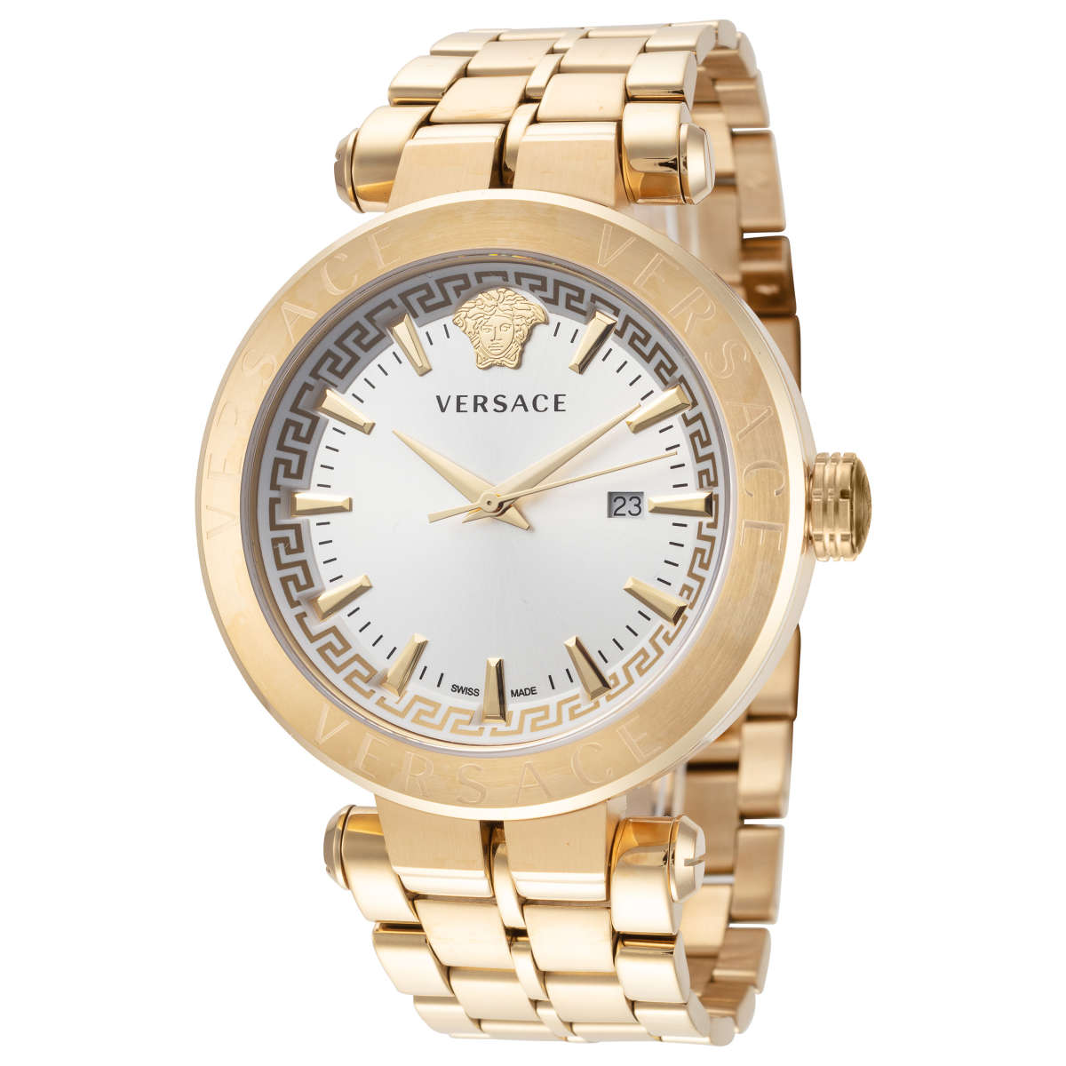 Front view of Versace men's watch