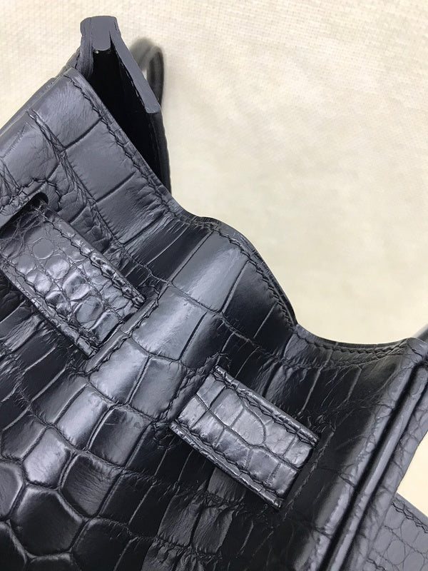 Poised bag shown from front angle