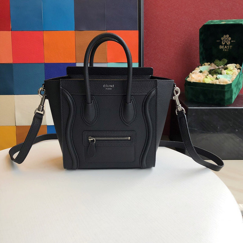 Side profile of statement everyday-luxe women's handbag – women's premium purse