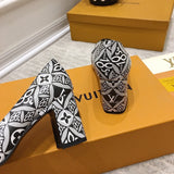 Louis Vuitton Tan Combat Boots - Lifestyle Styling Shot