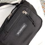Back view of statement polished women's handbag – women's everyday handbag