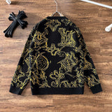 Side profile of Louis Vuitton luxury clothing with logo-detail design