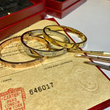 Angled view of Cartier unisex jewelry piece