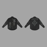 Full styled look of Louis Vuitton luxury clothing with everyday silhouette