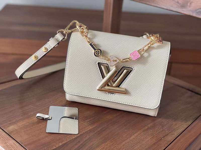 Top view of polished statement women's handbag – women's luxury accessory
