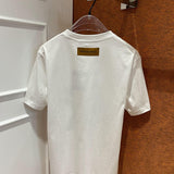 Side profile of Louis Vuitton cotton t-shirt with relaxed-fit cut