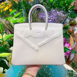 Close-up detail of minimalist bag design