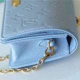 Tailored satchel carried on shoulder