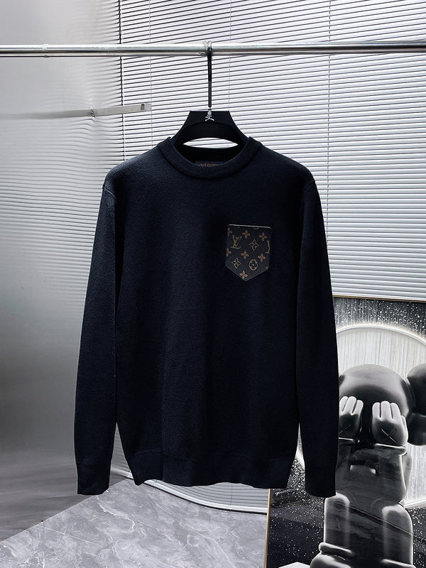 Back view of Louis Vuitton luxury clothing with relaxed-fit cut