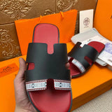 Hermes shoes Style 029 - logo and branding close-up
