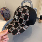 Front view of Burberry unisex cap