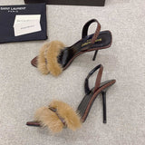 Saint Laurent designer shoes full view