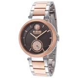 Side view of Versace women's watch