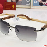 Angled view of Cartier unisex sunglasses