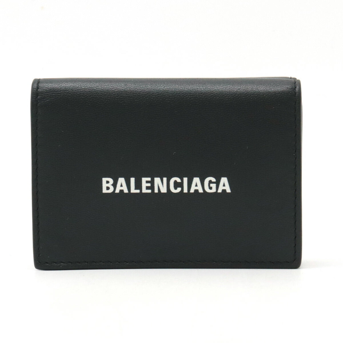 Balenciaga women's wallet Black luxury designer leather