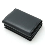 Side view of Balenciaga wallet Black premium designer bag