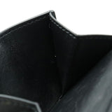 Balenciaga authentic luxury wallet Black leather craftsmanship