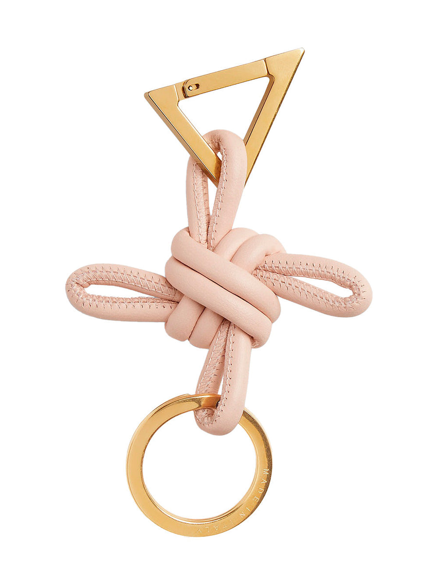 Bottega Veneta Jewellery? Bottega Veneta Women Double Knot Triangle Key Ring Luxury Designer Statement Jewellery
